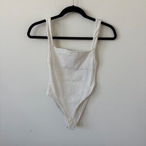 Zara White One Piece Bodysuit